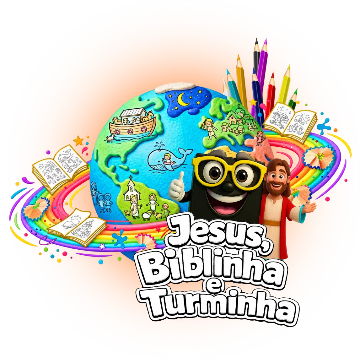 Baixe o livro da Biblinha para colorir